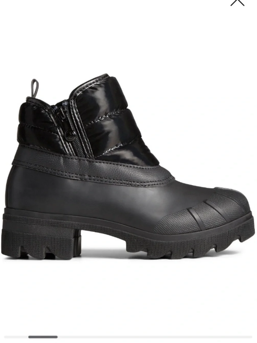 Sperry Syren Ascend Round Toe Boots Size: 10M Black Like New.